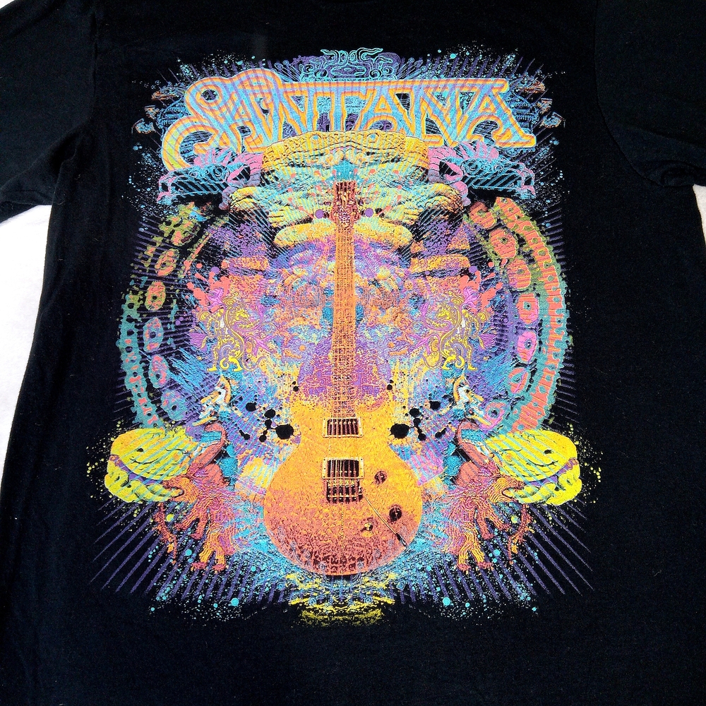Santana "Spiritual Soul" T-Shirt Collective Consciousness Awakening Sz M Trippy - Picture 4 of 12